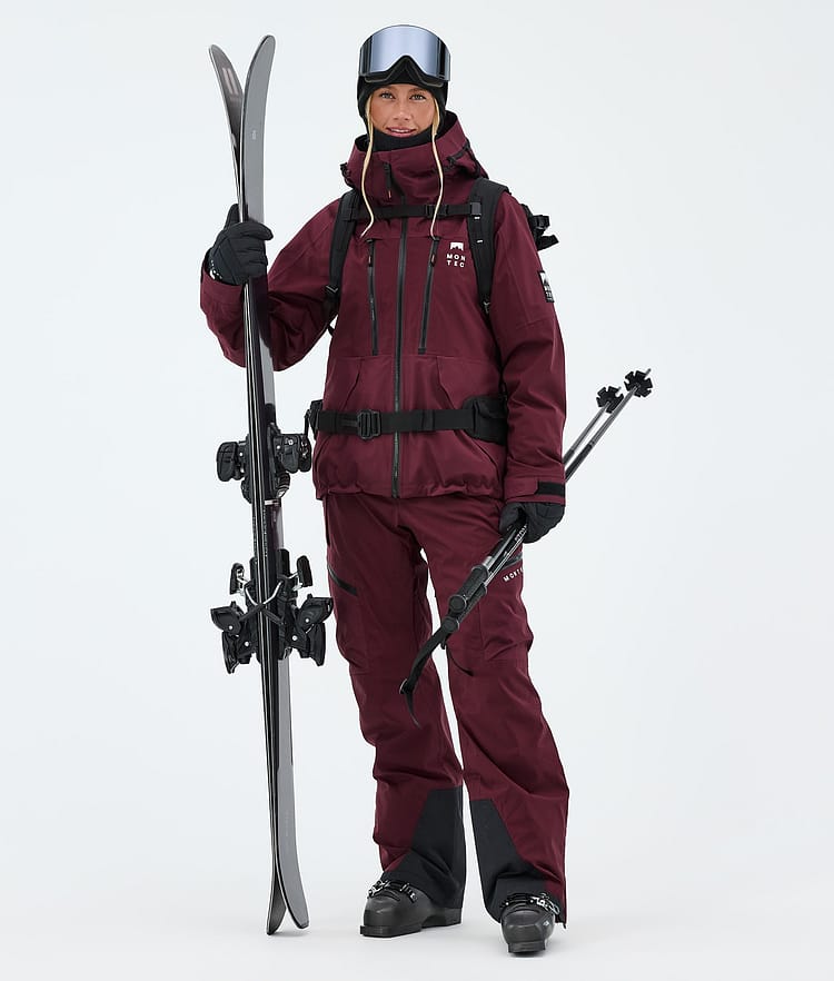 Montec Apoc W Skihose Damen Burgundy, Bild 2 von 6
