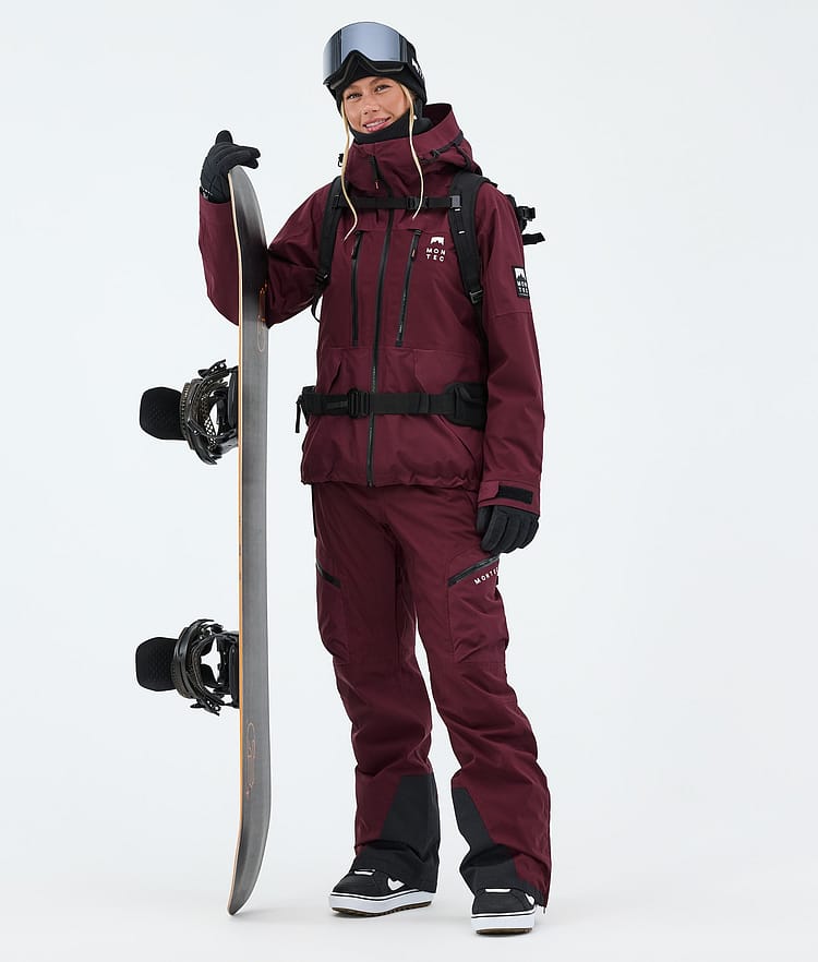Montec Apoc W Snowboardhose Damen Burgundy, Bild 2 von 6