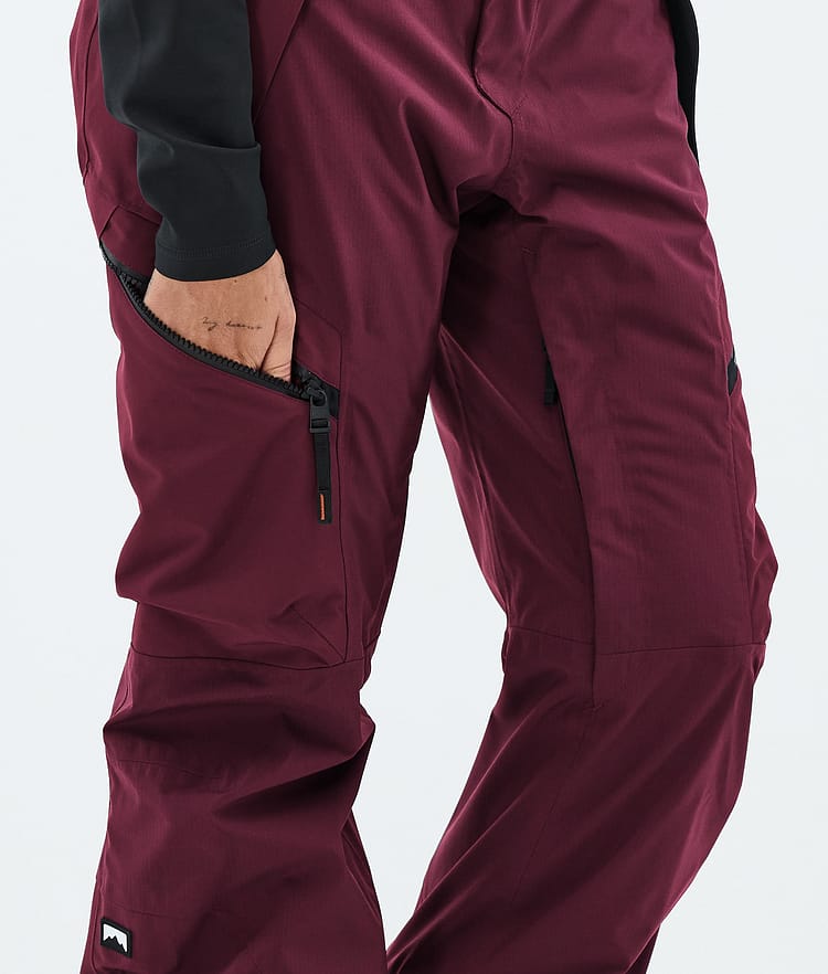 Montec Apoc W Skihose Damen Burgundy, Bild 6 von 6