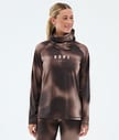 Dope Snuggle W Funktionsshirt Damen MMIX Brown Tiedye