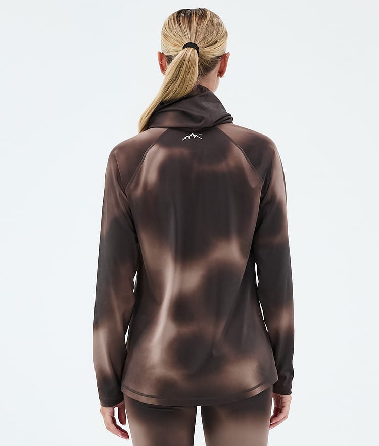 Dope Snuggle W Funktionsshirt Damen MMIX Brown Tiedye, Image 5 of 7