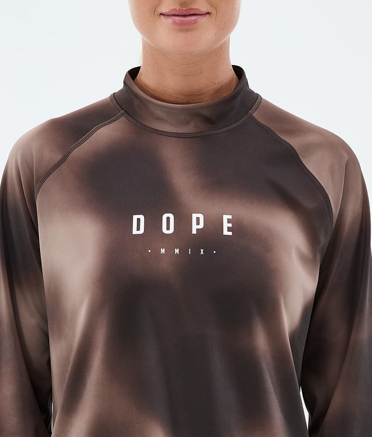 Dope Snuggle W Funktionsshirt Damen MMIX Brown Tiedye, Image 6 of 7