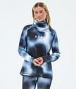 Dope Snuggle W Funktionsshirt Damen MMIX Dark Blue Tiedye