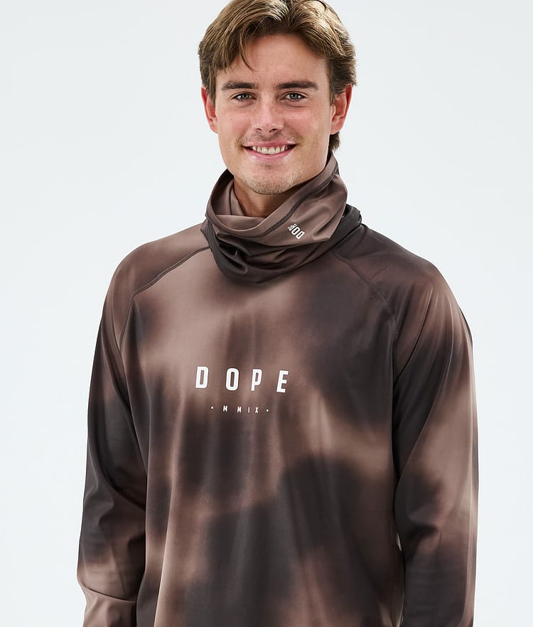 Dope Snuggle Funktionsshirt Herren MMIX Brown Tiedye, Image 2 of 7