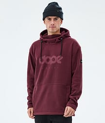 Dope Cozy II Fleece Hoodie Herren Burgundy