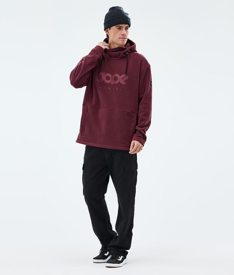 Dope Cozy II Fleece Hoodie Herren Burgundy, Image 3 of 7
