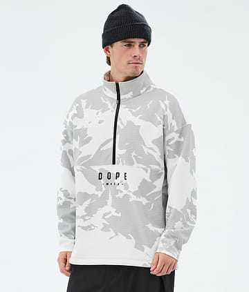 Dope Comfee Midlayer Pullover Grey Camo