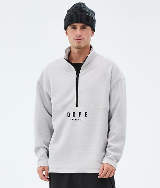 Dope Comfee Midlayer Pullover Herren Light Grey