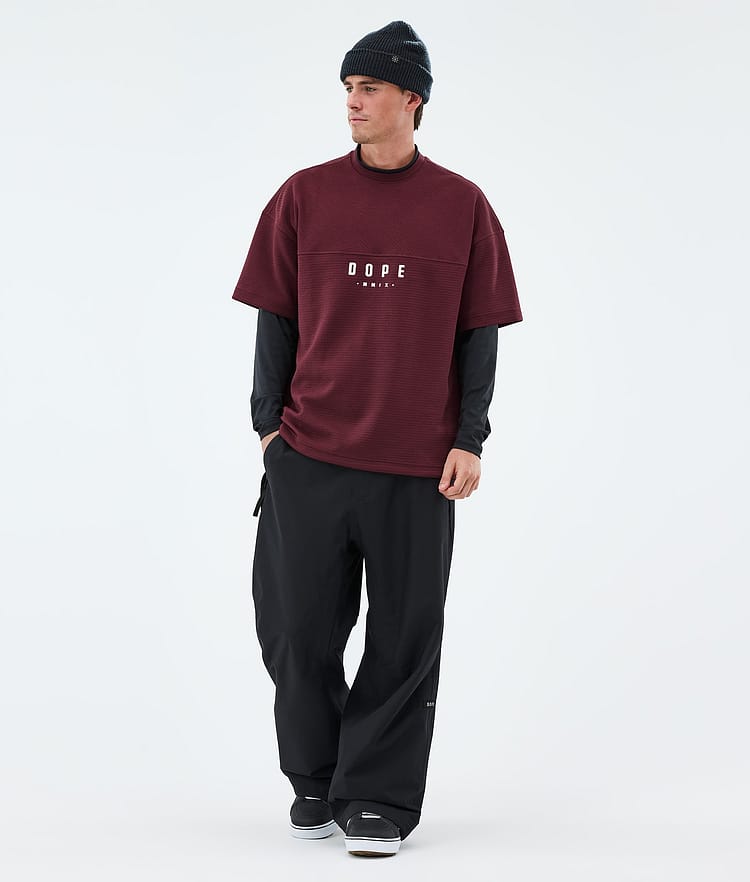 Dope Forge Midlayer T-Shirt Herren Burgundy, Image 4 of 6