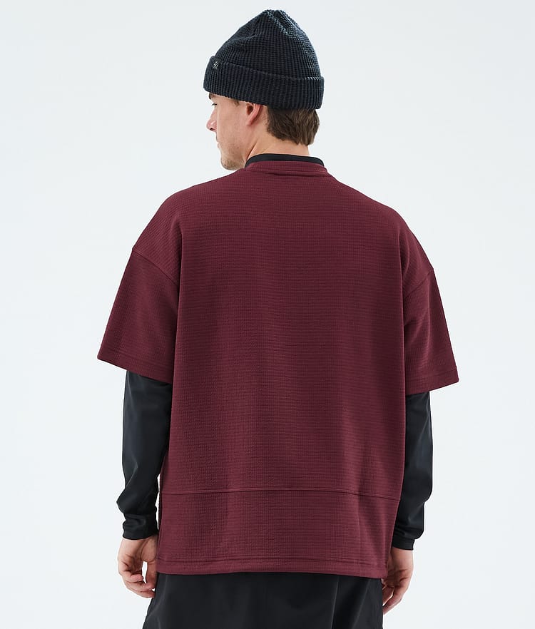 Dope Forge Midlayer T-Shirt Herren Burgundy, Image 6 of 6