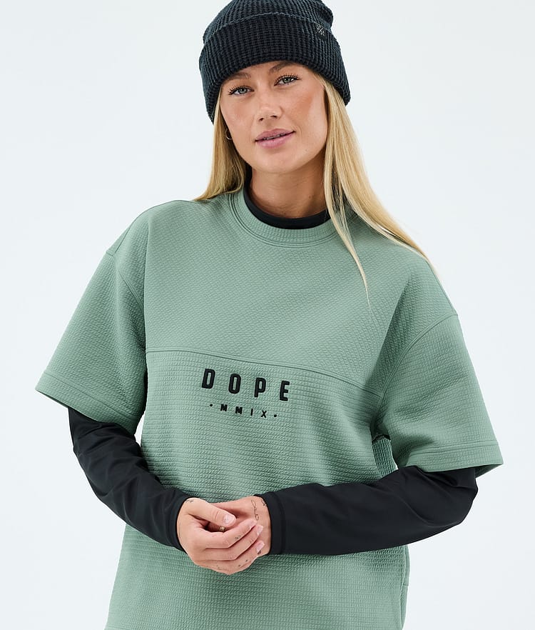 Dope Forge W Midlayer T-Shirt Damen Faded Green, Image 3 of 6