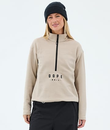 Dope Comfee W Midlayer Pullover Sand