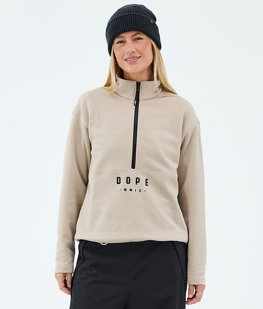 Dope Comfee W Midlayer Pullover Damen Sand