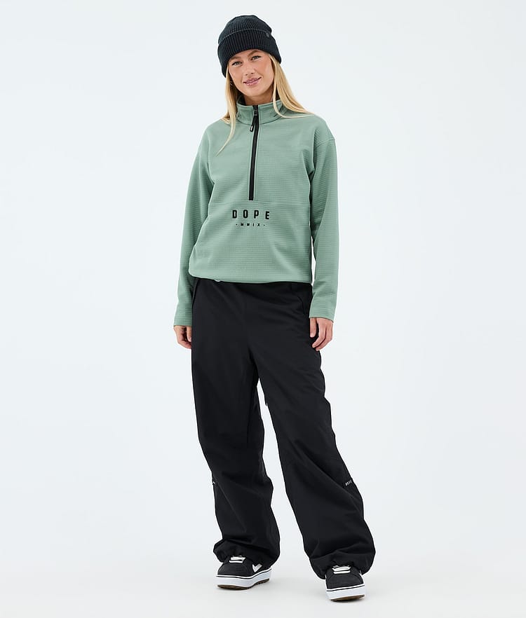 Dope Comfee W Midlayer Pullover Damen Faded Green, Image 3 of 5