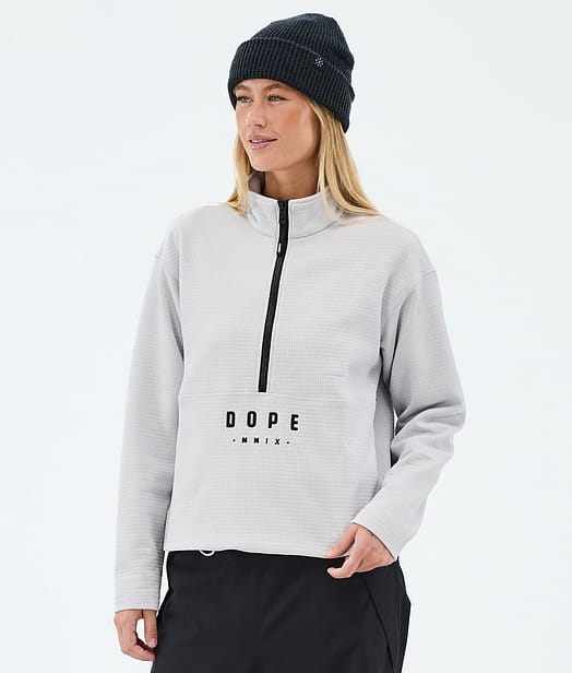 Dope Comfee W Midlayer Pullover Damen Light Grey