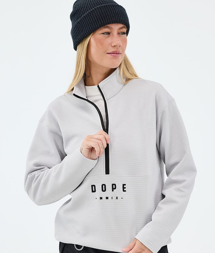 Dope Comfee W Midlayer Pullover Damen Light Grey, Image 2 of 5