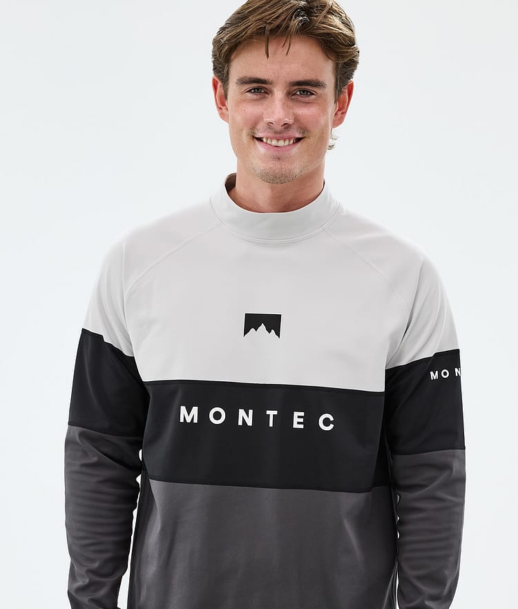 Montec Alpha Funktionsshirt Herren Light Grey/Black/Phantom, Image 2 of 5