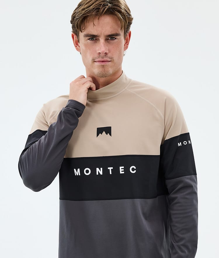 Montec Alpha Funktionsshirt Herren Sand/Black/Phantom, Image 2 of 5