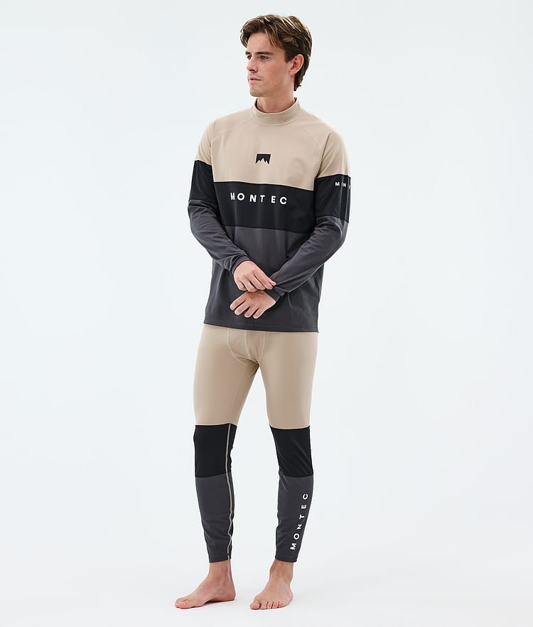 Montec Alpha Funktionsshirt Herren Sand/Black/Phantom, Image 3 of 5