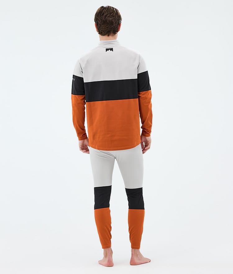 Montec Alpha Funktionsshirt Herren Light Grey/Black/Burned Orange, Image 4 of 5