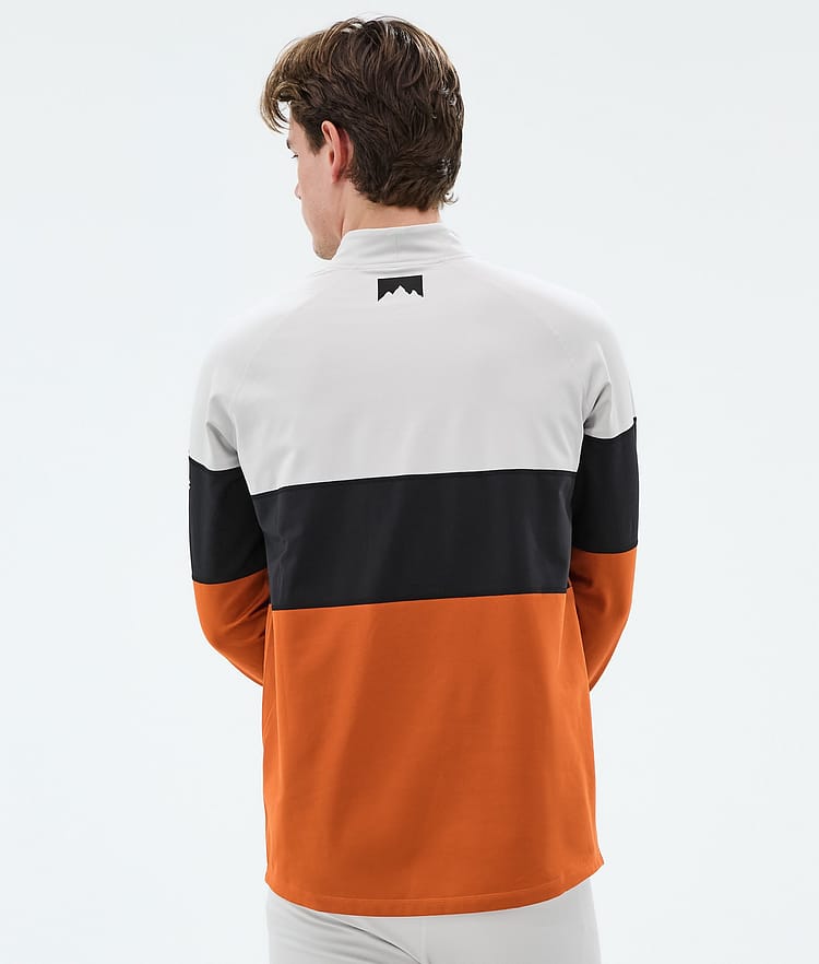 Montec Alpha Funktionsshirt Herren Light Grey/Black/Burned Orange, Image 5 of 5