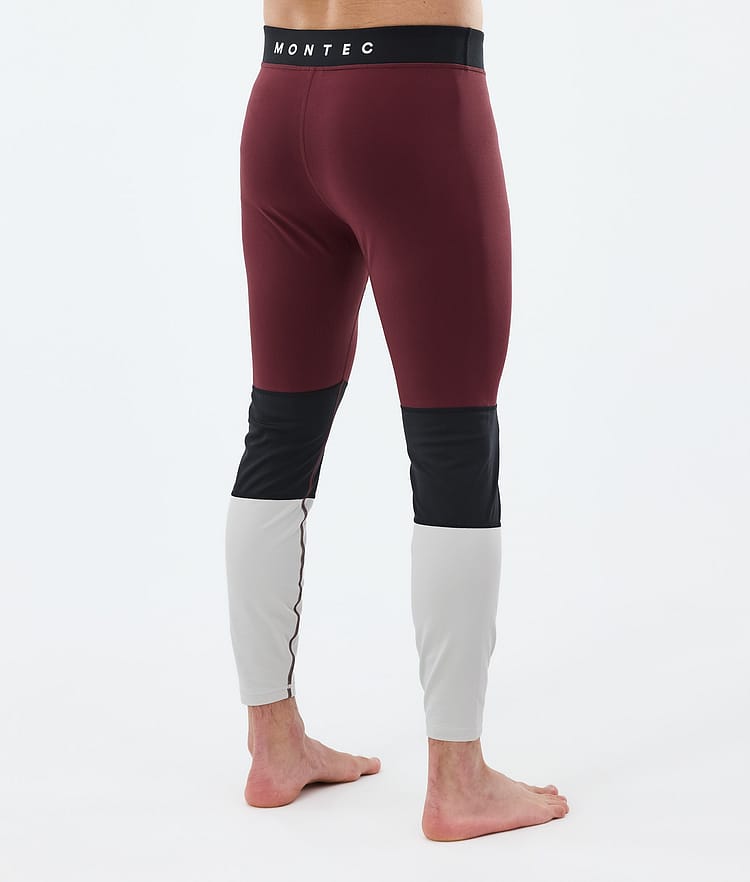 Montec Alpha Funktionshose Herren Burgundy/Black/Light Grey, Image 2 of 7