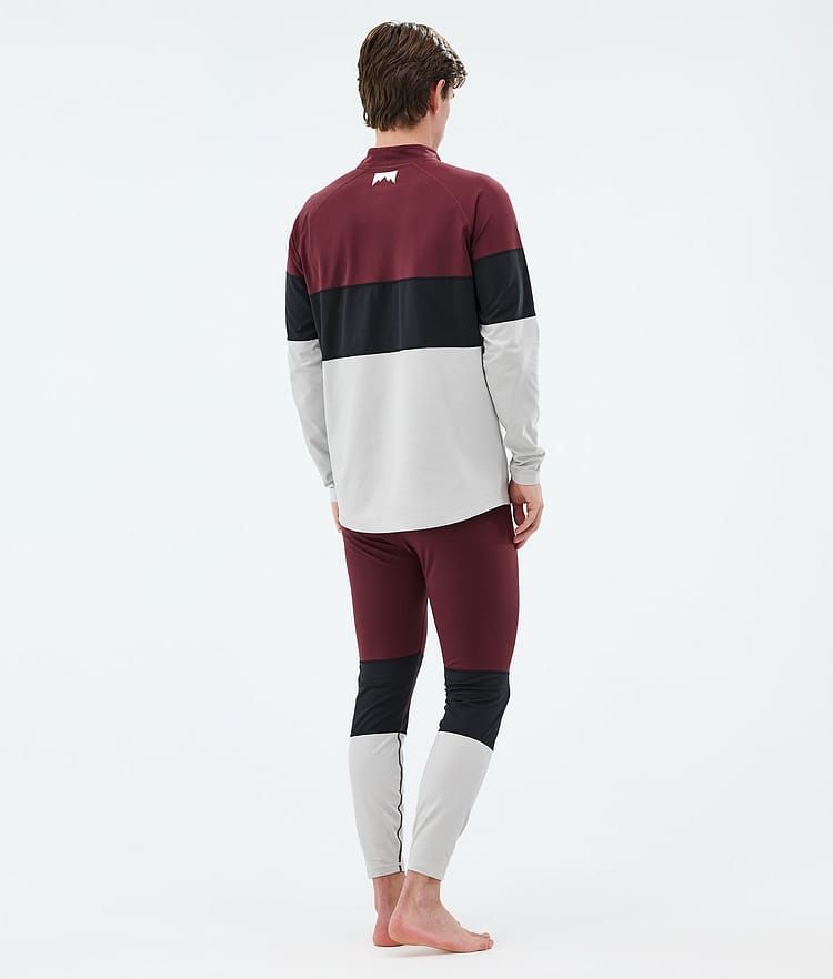 Montec Alpha Funktionshose Herren Burgundy/Black/Light Grey, Image 4 of 7