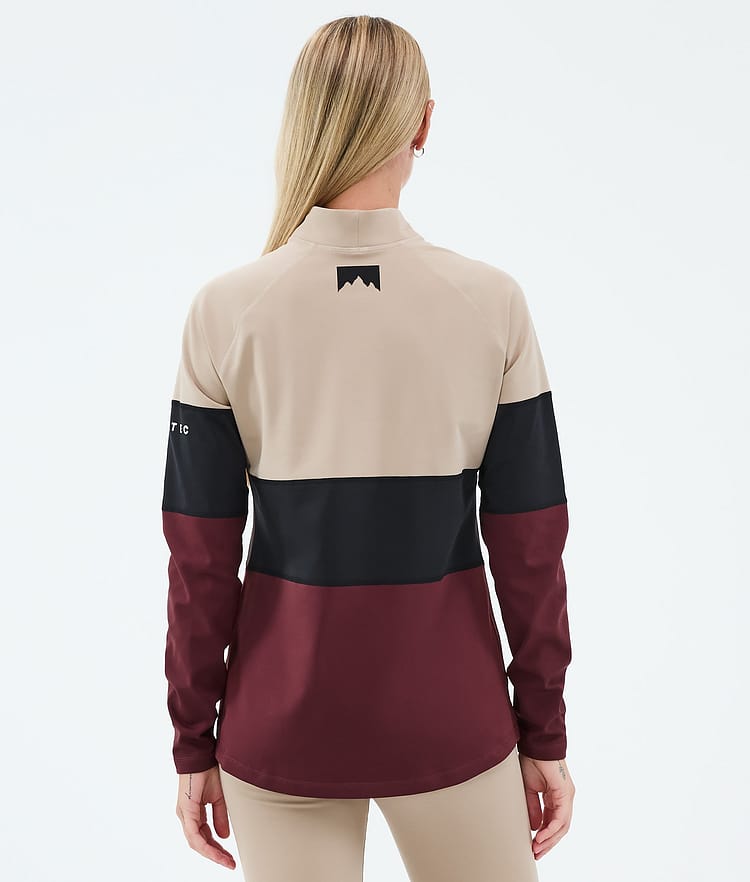 Montec Alpha W Funktionsshirt Damen Sand/Black/Burgundy, Image 5 of 5