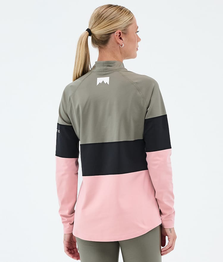 Montec Alpha W Funktionsshirt Damen Greenish/Black/Soft Pink, Image 5 of 5