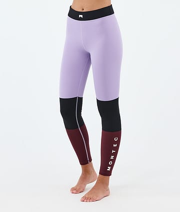 Montec Alpha W Funktionshose Faded Violet/Black/Burgundy