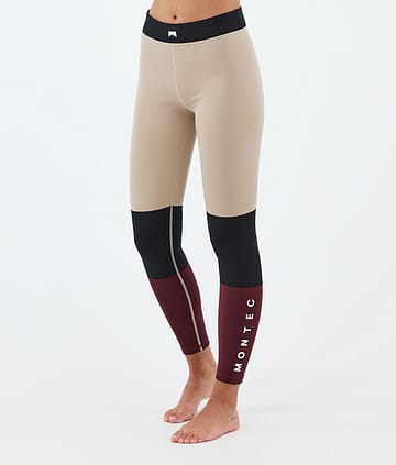 Montec Alpha W Funktionshose Sand/Black/Burgundy