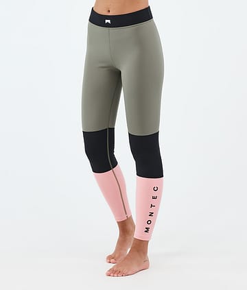 Montec Alpha W Funktionshose Greenish/Black/Soft Pink