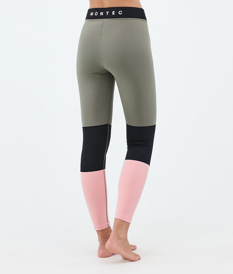 Montec Alpha W Funktionshose Damen Greenish/Black/Soft Pink, Image 2 of 7