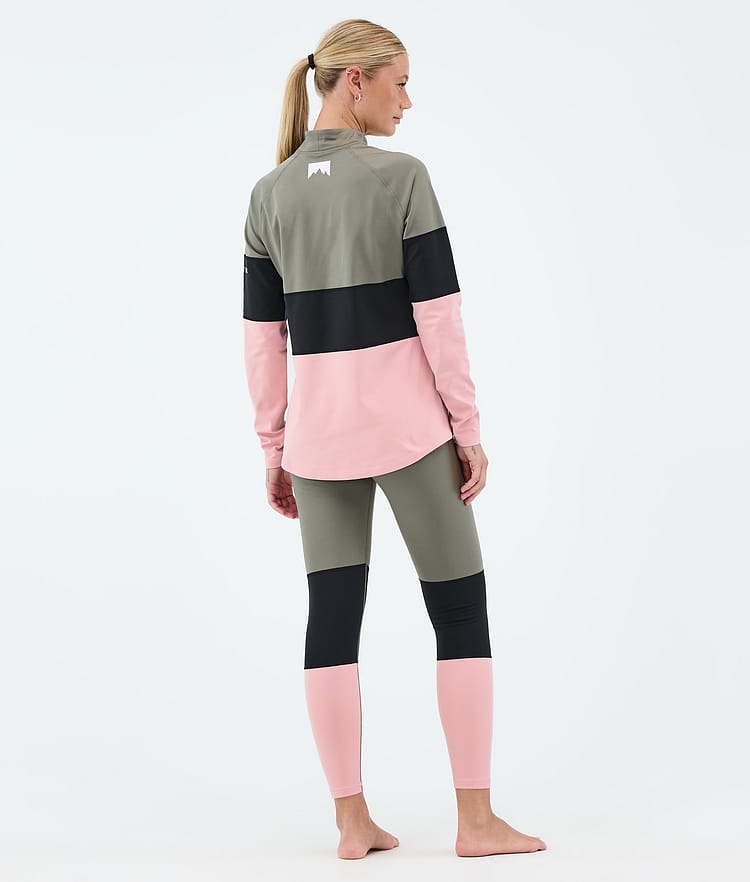 Montec Alpha W Funktionshose Damen Greenish/Black/Soft Pink, Image 4 of 7