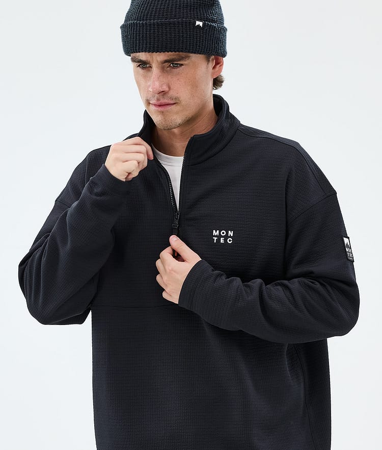 Montec Nova Midlayer Pullover Herren Black, Image 2 of 6