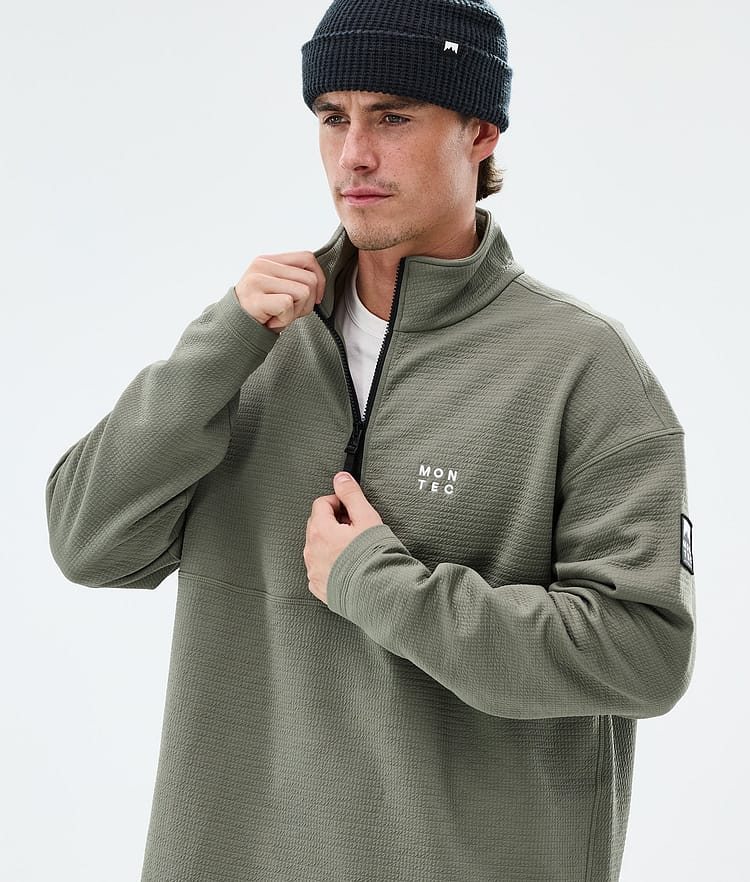 Montec Nova Midlayer Pullover Herren Greenish, Image 2 of 6