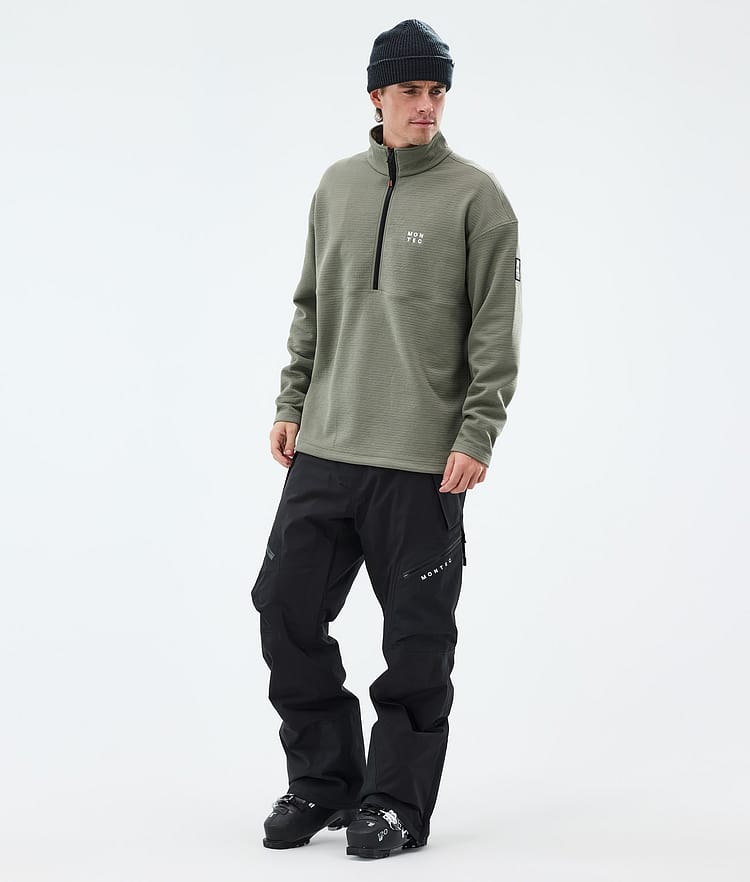 Montec Nova Midlayer Pullover Herren Greenish, Image 3 of 6