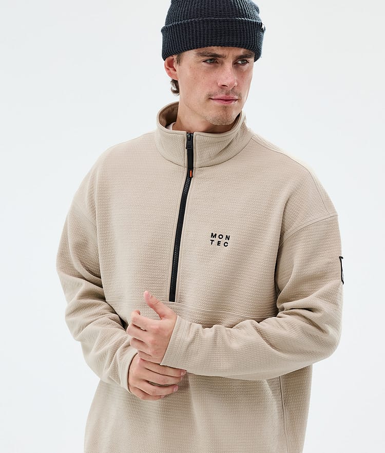 Montec Nova Midlayer Pullover Herren Sand, Image 2 of 6
