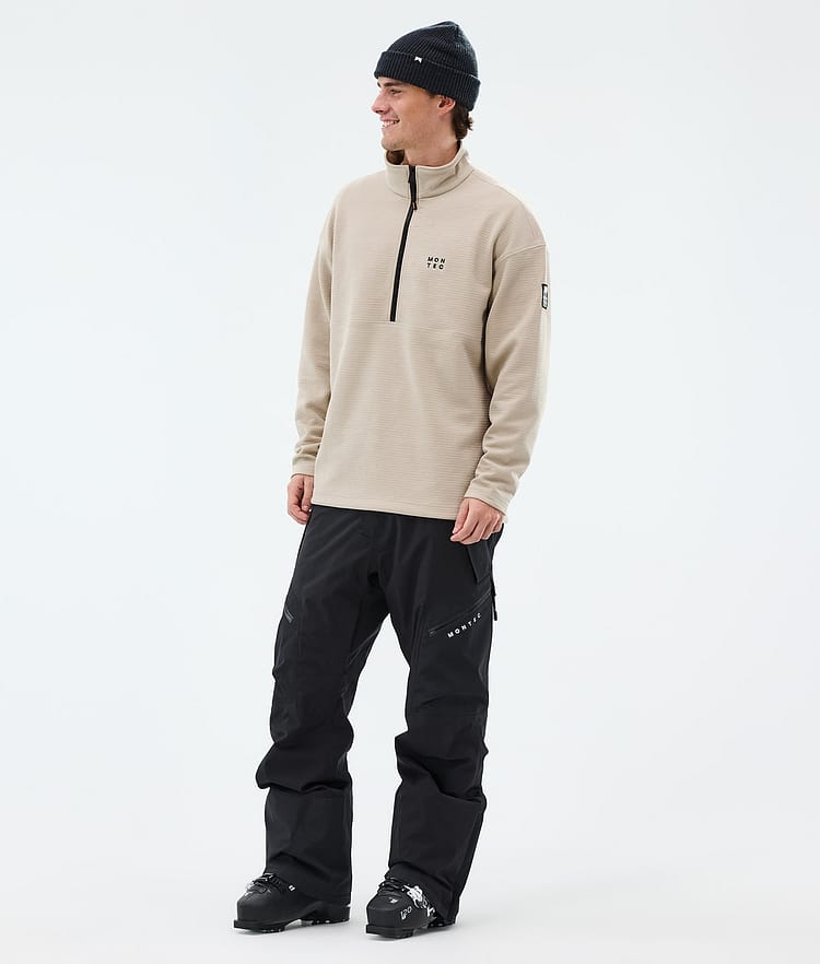 Montec Nova Midlayer Pullover Herren Sand, Image 3 of 6
