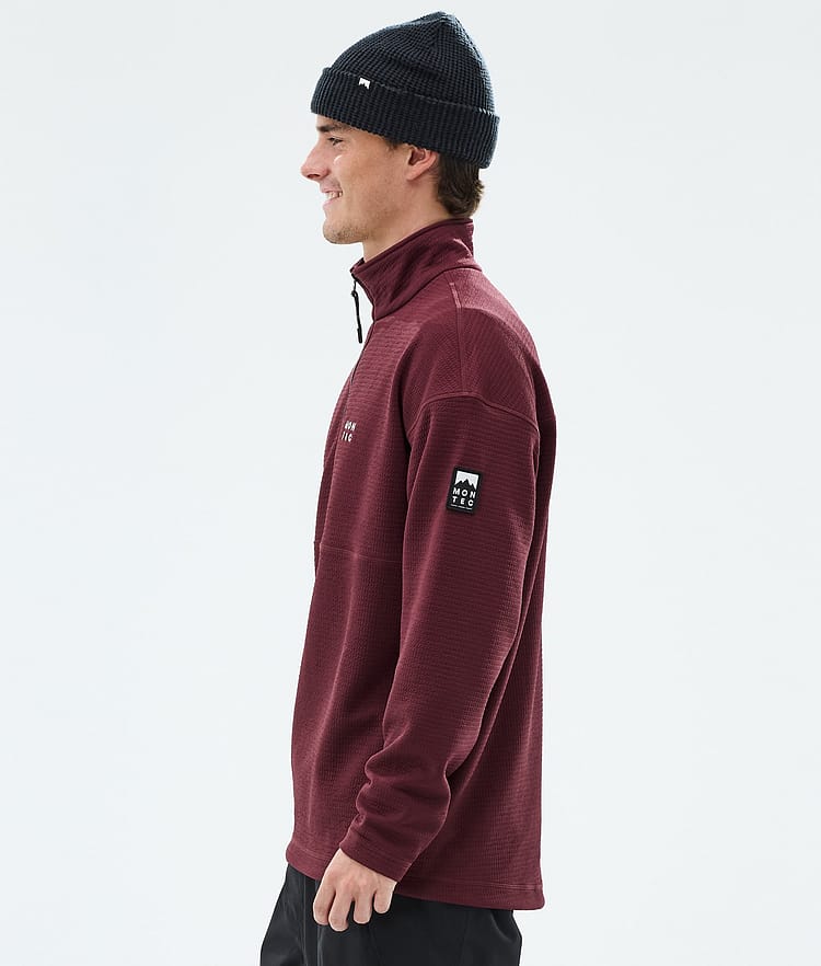 Montec Nova Midlayer Pullover Herren Burgundy, Image 5 of 6