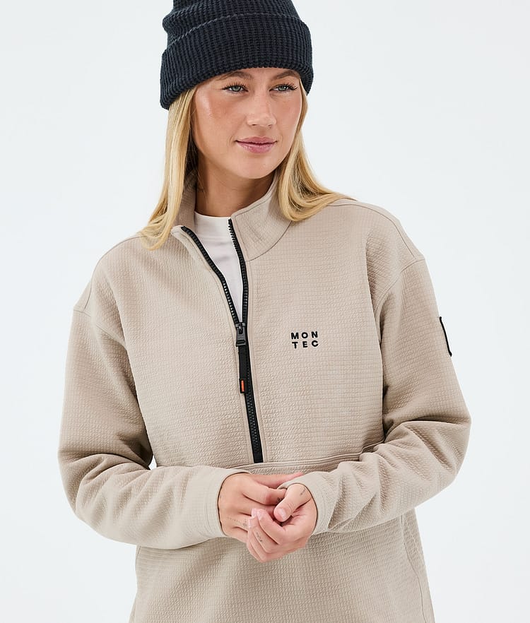 Montec Nova W Midlayer Pullover Damen Sand, Image 2 of 6