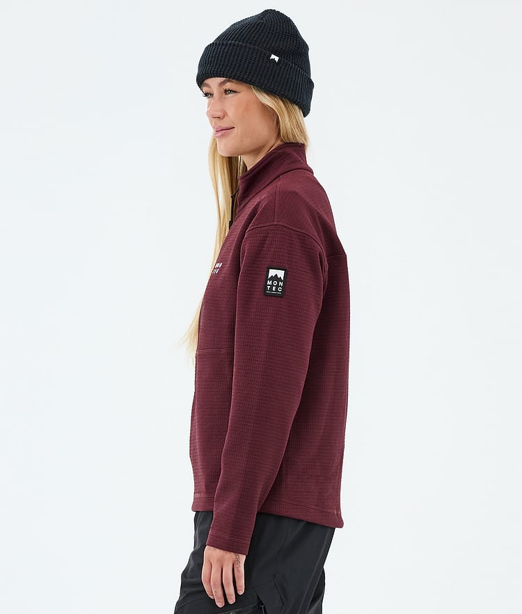 Montec Nova W Midlayer Pullover Damen Burgundy, Image 5 of 6