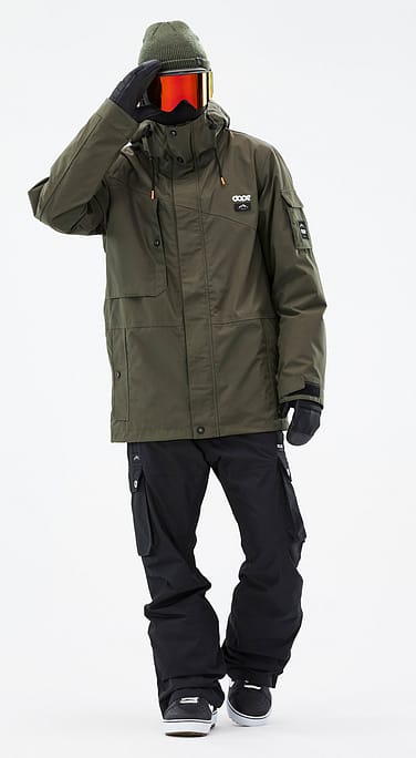 Dope Adept Snowboard Outfit Herren Olive Green/Black