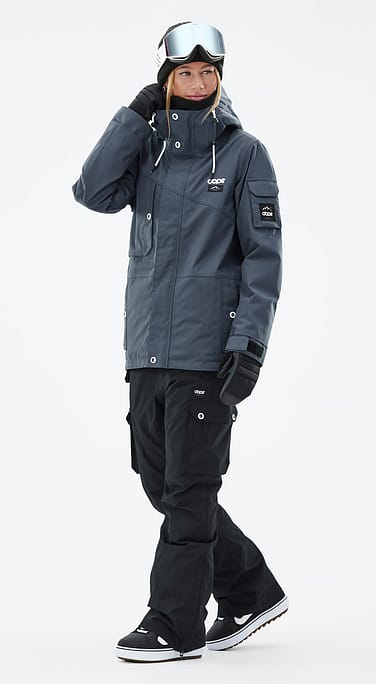 Dope Adept W Snowboard Outfit Damen Metal Blue/Black