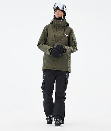 Dope Adept W Ski Outfit Damen Olive Green/Black