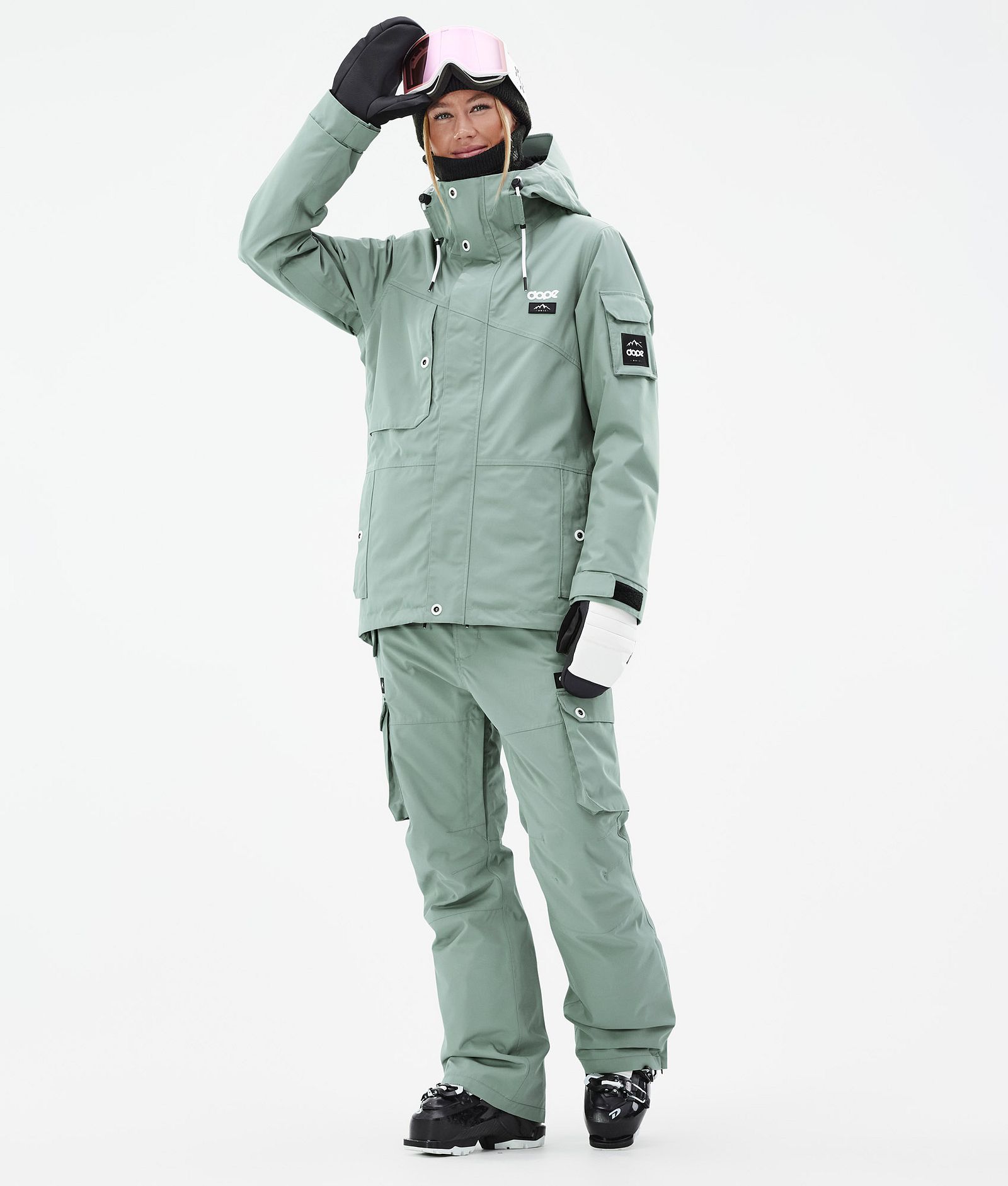Dope Adept W Ski Outfit Damen Faded Green