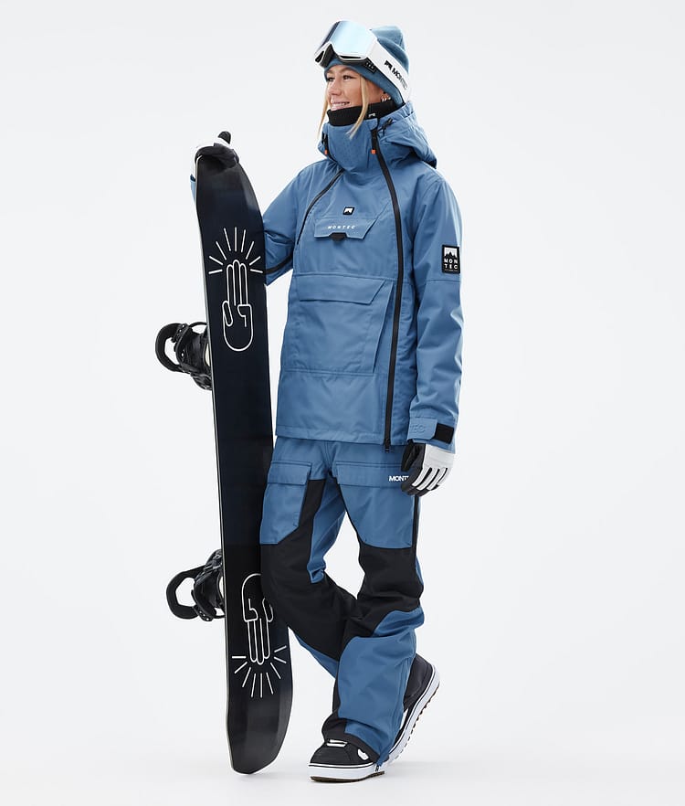 Montec Doom W Snowboard Outfit Damen Blue Steel/Black