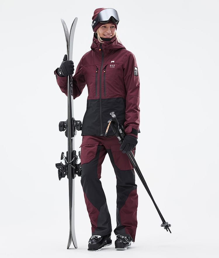 Montec Moss W Ski Outfit Damen Burgundy/Black, Image 1 of 2