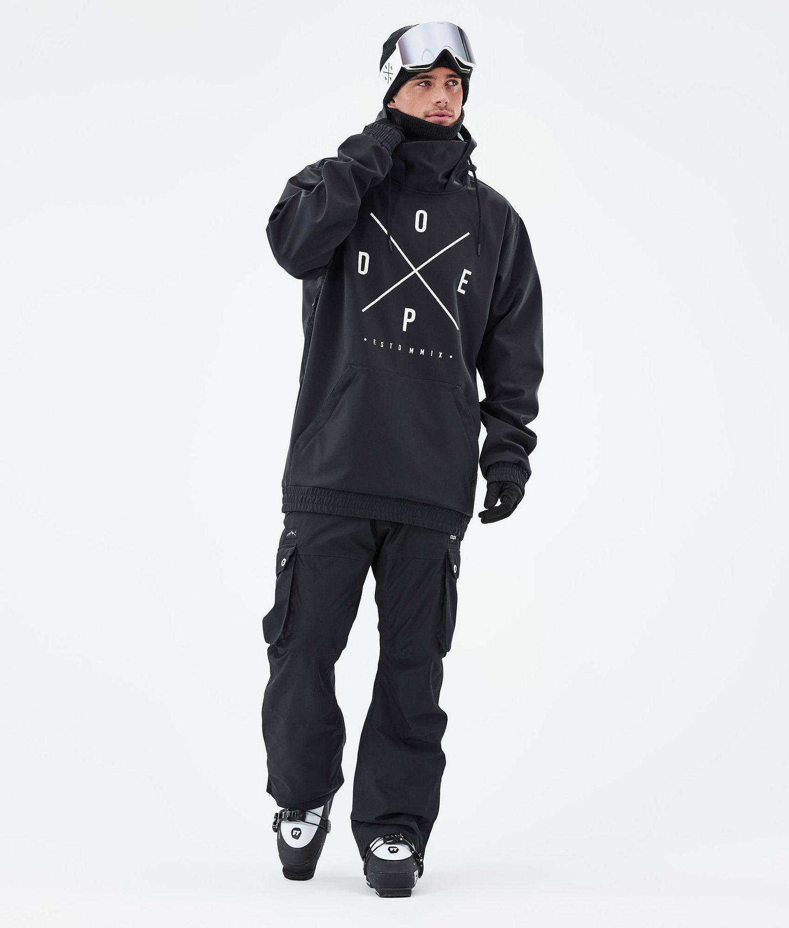 Dope Yeti Ski Outfit Herren Black/Black