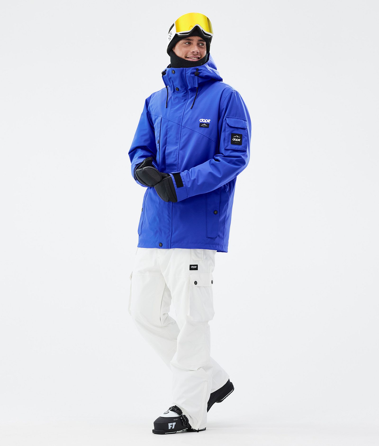 Dope Adept Ski Outfit Herren Cobalt Blue/Old White